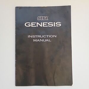 1993 Sega Genesis User's Guide Instruction Manual ONLY